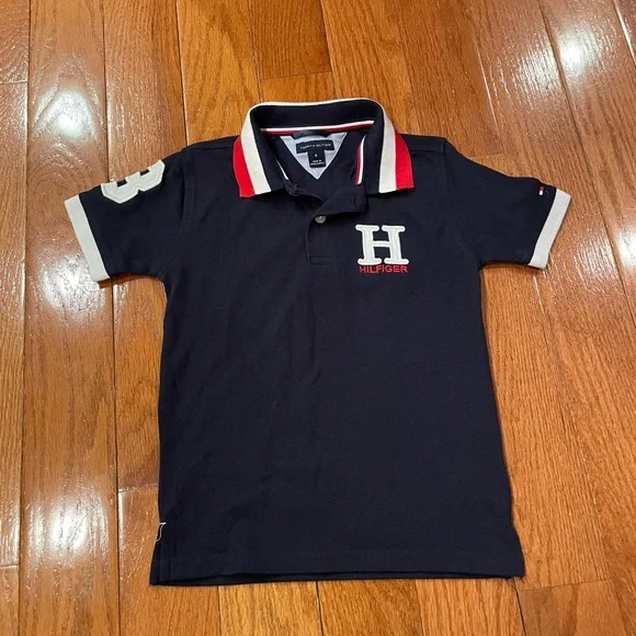 Tommy Hilfiger Collared Polo Shirt Size 4 - Picture 1 of 5